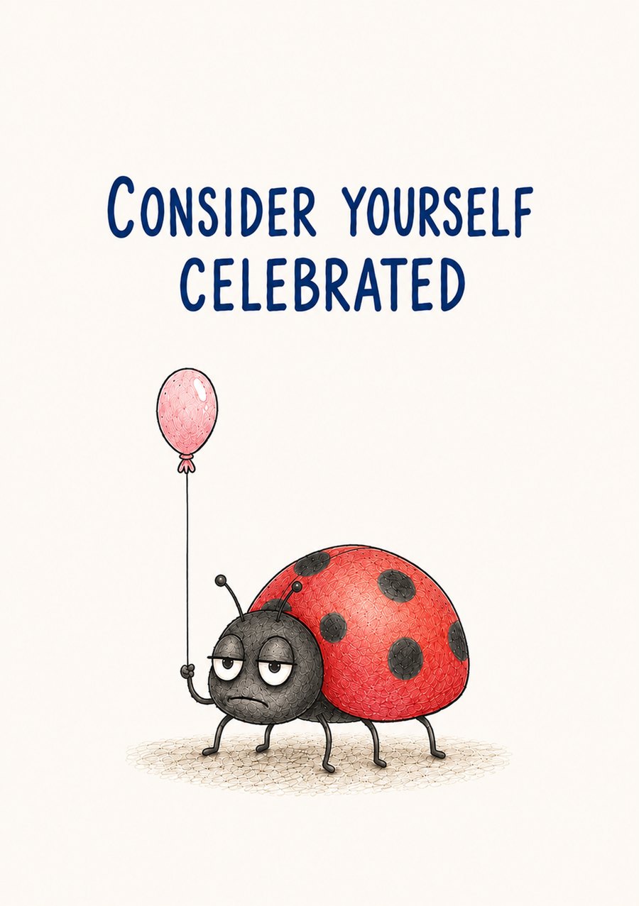 Ladybird card